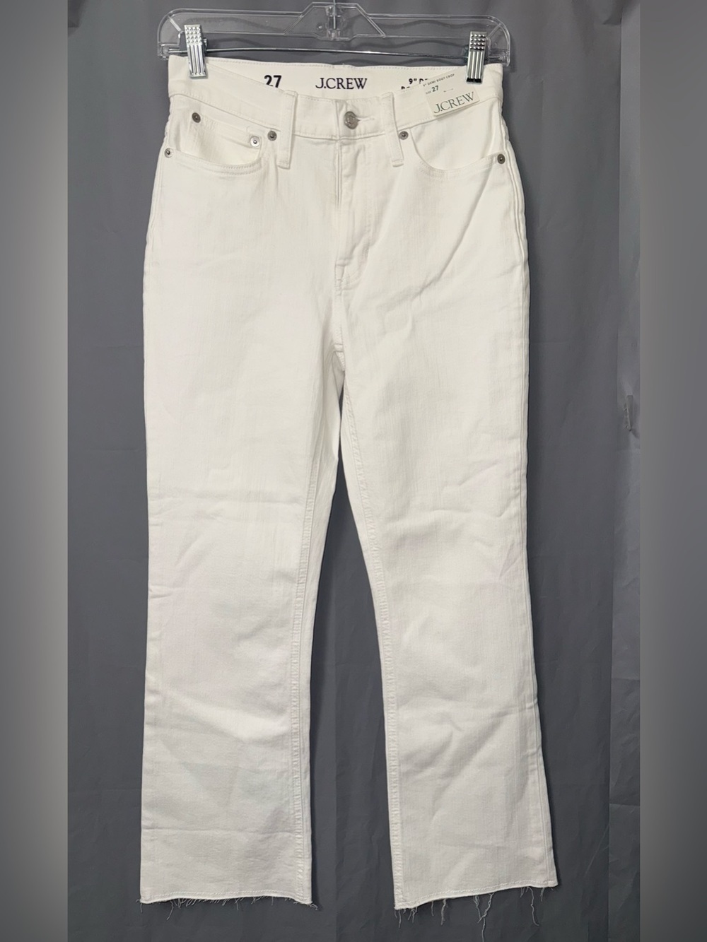 NWT J Crew 9" demi-boot crop jeans size 27